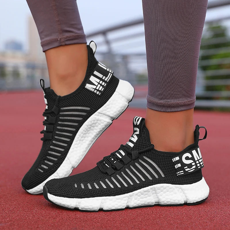 Women's Breathable Sneakers - Lightweight Running & Sport Shoes