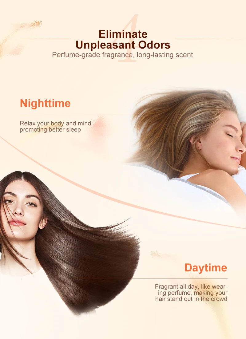 PURC Magic Instant Smooth Hair Serum - Nourishing Repair Leave-In Oil Anti-Frizz Treatment