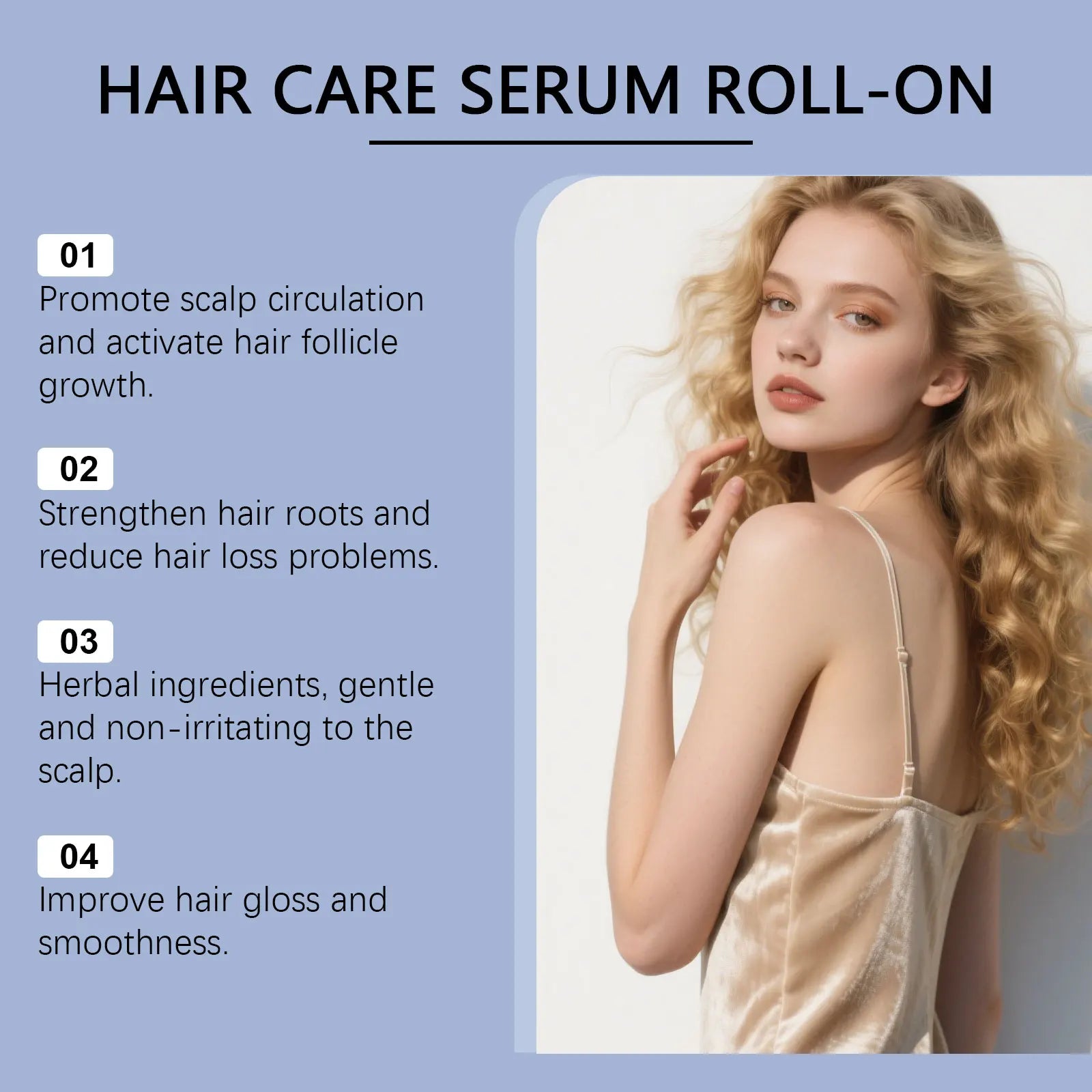 Hair Growth Serum - Strengthening Root Treatment for Anti-Baldness & Hair Loss Repair