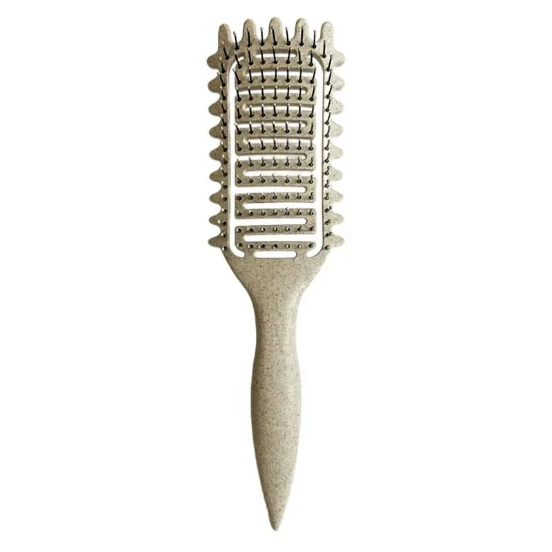 Curl Define Styling Brush - Hollow Out Detangling Hair Brush for Wet Curly Hair Shaping