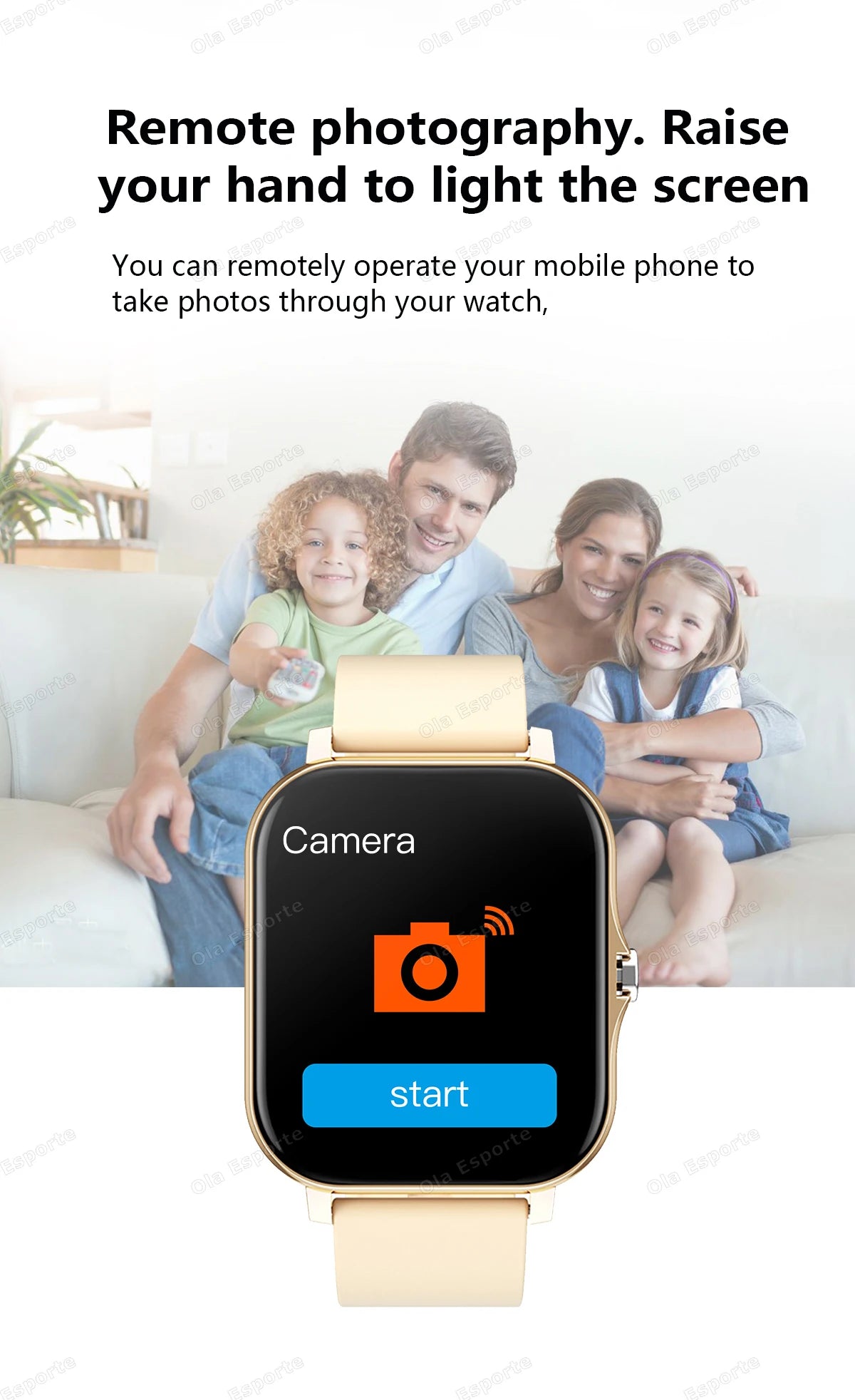 Smart Watch 2.01" HD Display with Bluetooth Calling & Custom Dials