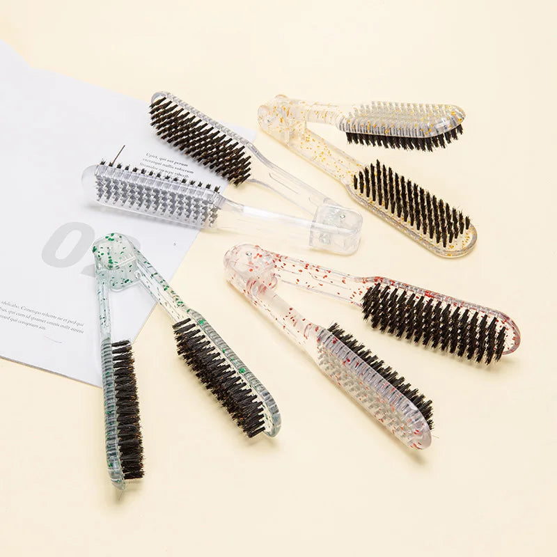 Anti-Static Double-Sided Hair Brush - Straightening Comb for Thick, Rough & Straight Hair