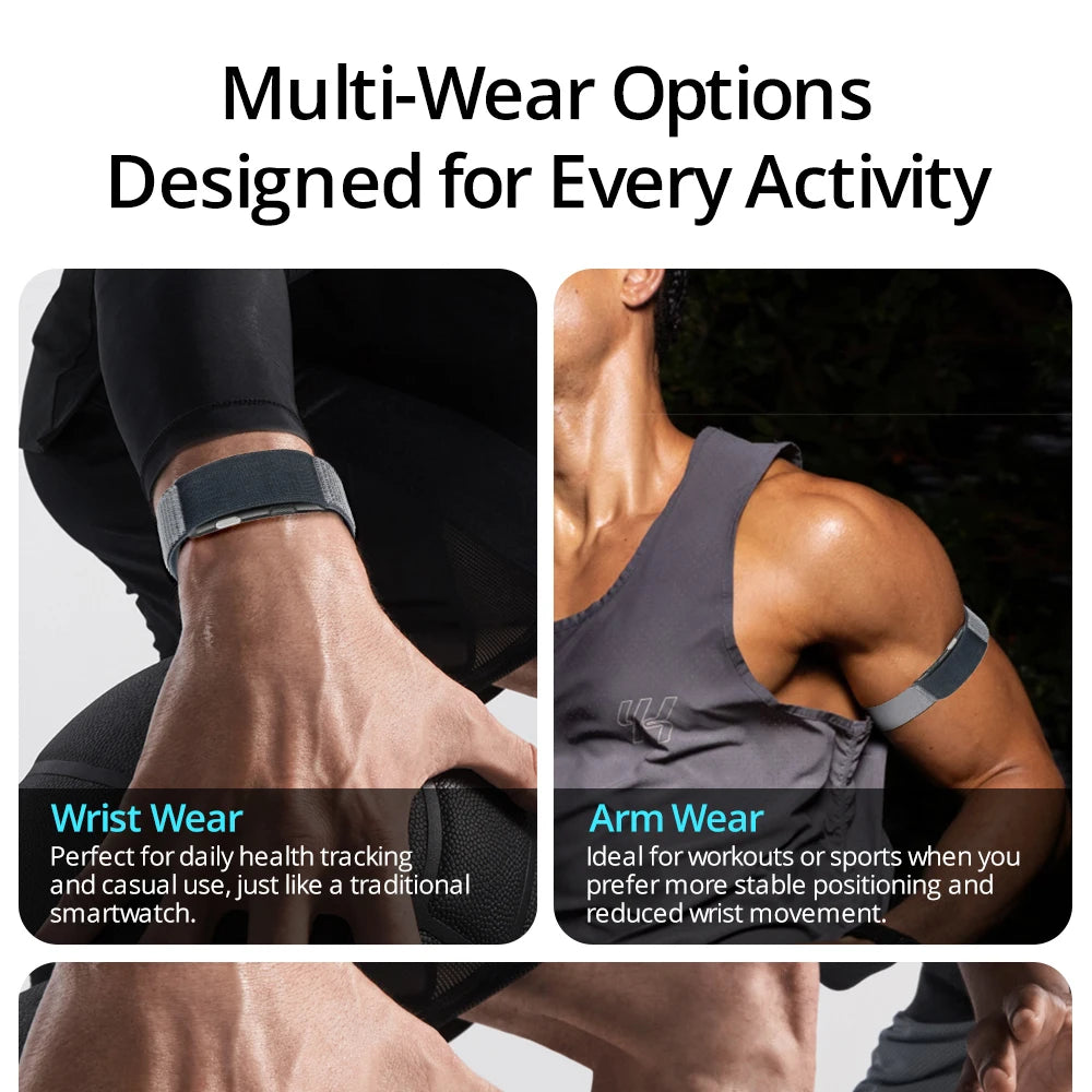 VALDUS VITRO ECG Smart Bracelet - No Screen Health Monitor with 30-Day Battery Life