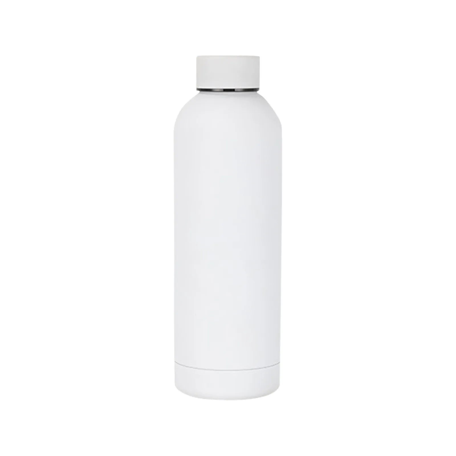Insulated stainless steel water bottle 500ml by Cedar & Moore in white