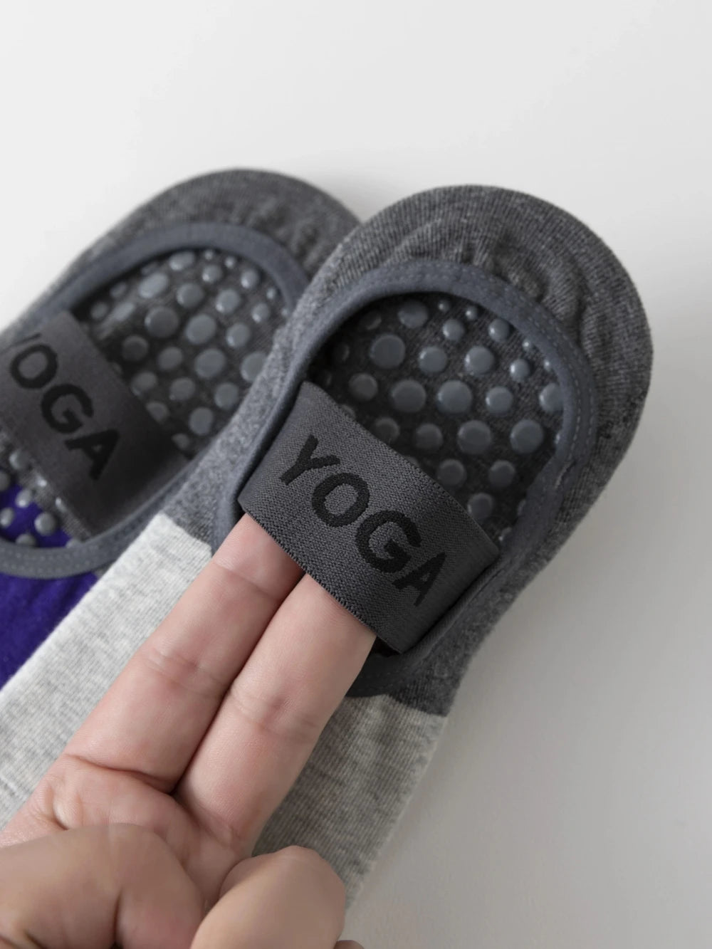 Anti-Slip Yoga Socks - Non-Skid Grip Socks for Yoga, Pilates & Ballet (1 Pair)