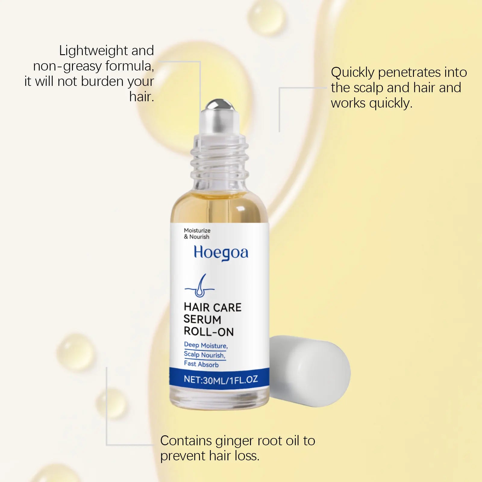 Hair Growth Serum - Strengthening Root Treatment for Anti-Baldness & Hair Loss Repair