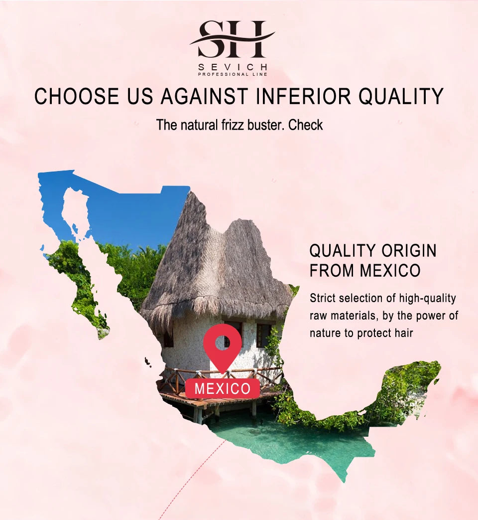Sevich Keratin Straightening Cream with Comb, Cedar & Moore professional salon hair treatment 150ml, Sevich logo visible