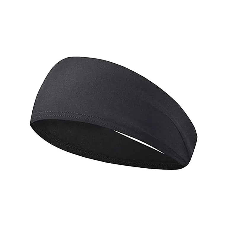 Quick-Dry Sports Headband - Breathable Sweat-Absorbent Elastic Band for Running & Gym