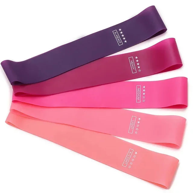 Premium Rubber Resistance Bands - Yoga & Pilates Workout Equipment