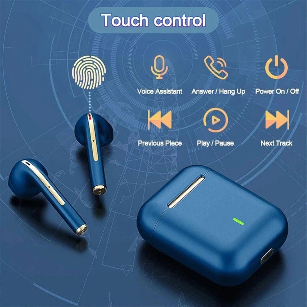 J18 TWS Wireless Earbuds - Bluetooth 5.3 Headphones with Noise Cancelling