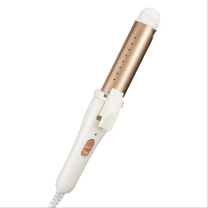 3-in-1 Ceramic Hair Curling Iron - Multifunction Curler, Straightener & Heated Roller Styling Tool