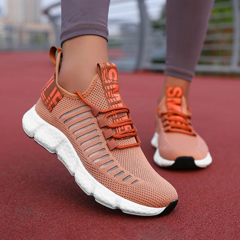 Women's Breathable Sneakers - Lightweight Running & Sport Shoes
