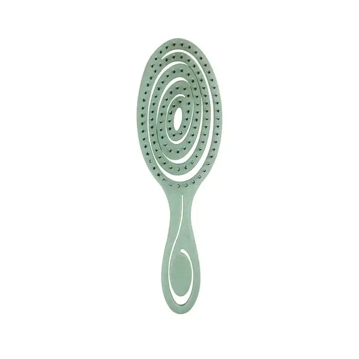 Wet & Dry Hair Detangling Brush - Massage Comb with Nylon Bristles for Curly Hair