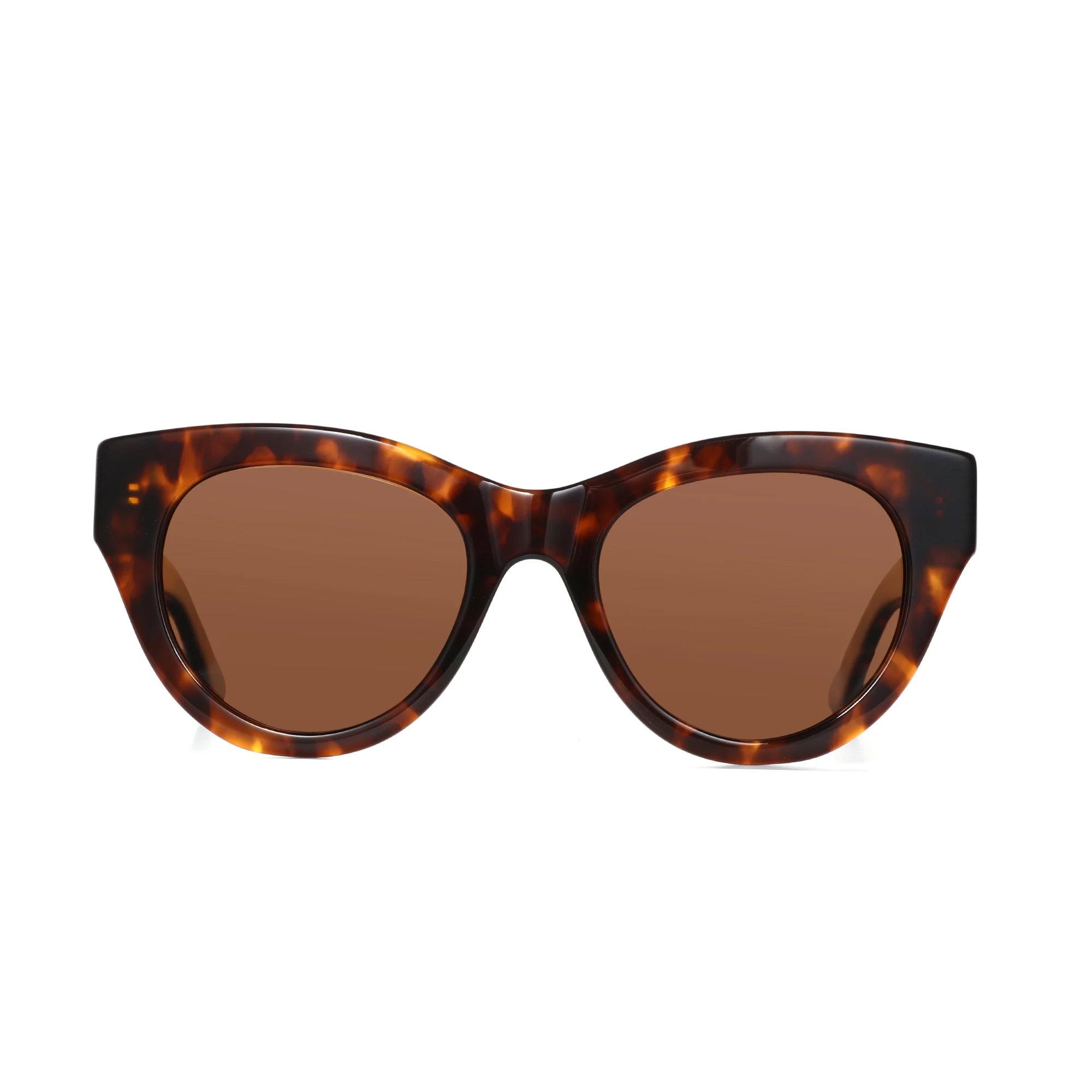 ZENOTTIC Fashion Retro Polarized Sunglasses - Cat Eye Acetate Frame UV Protection