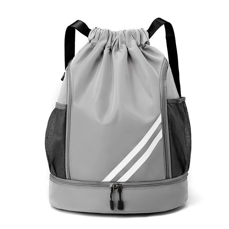 Waterproof Sports Backpack - Drawstring Gym Bag for Basketball, Soccer & Training