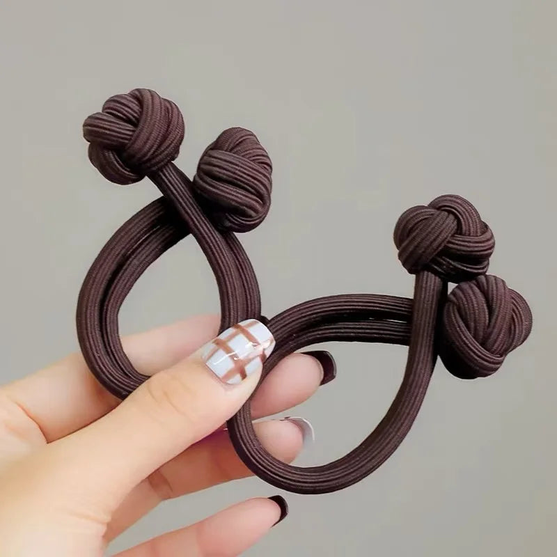 Simplicity Stretch Rubber Hair Ties - High Elasticity Fashion Scrunchies for Women