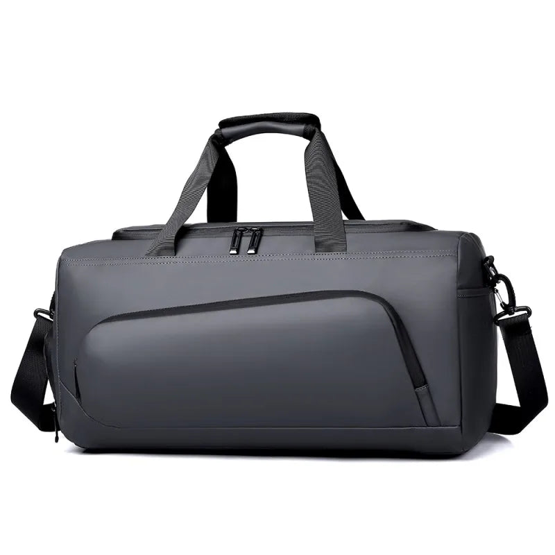 Sports Gym Bag - Large Capacity Duffel with Shoe Storage & Multi-Compartments