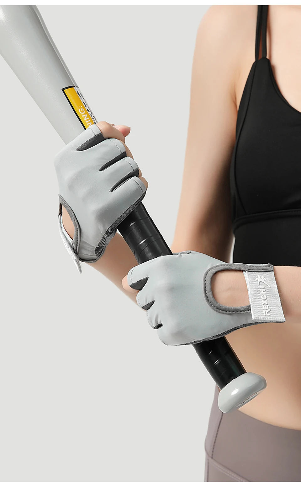 Half-Finger Workout Gloves - Shock-Absorbing Gym Gloves for Women & Men