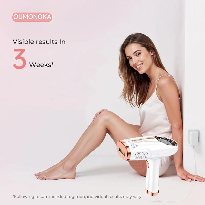 IPL Permanent Hair Removal Device - 999,999 Flashes Painless Laser Epilator for Women
