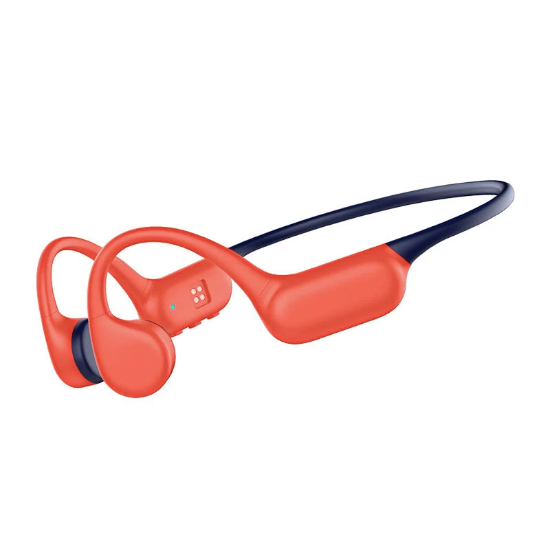 DISOUR X20 Bone Conduction Headphones - Bluetooth 5.4 with 32GB MP3 Player & IPX8 Waterproof