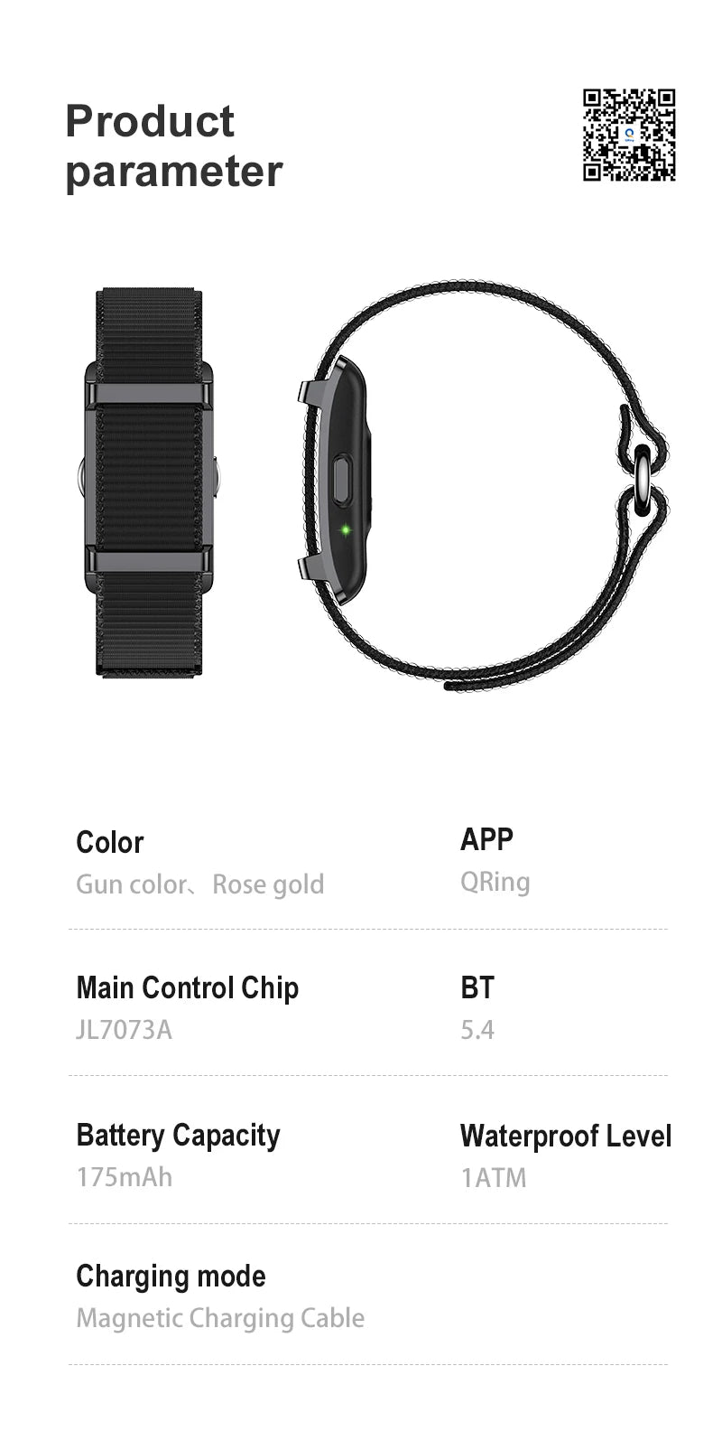 Smart Heart Monitoring Sports Bracelet