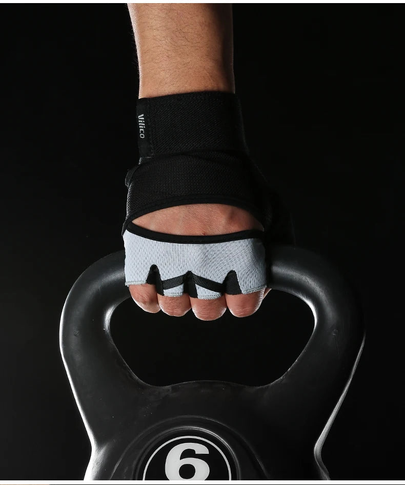 Half-Finger Sport Gloves - Breathable Anti-Slip for Gym, Cycling & Fitness