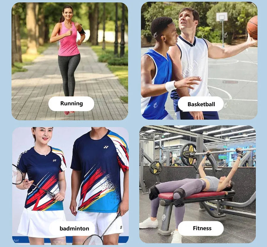 Cedar & Moore Quick-Dry Microfiber Sports Towel; ultra-absorbent gym/travel towel with storage bag, four sports scenes.