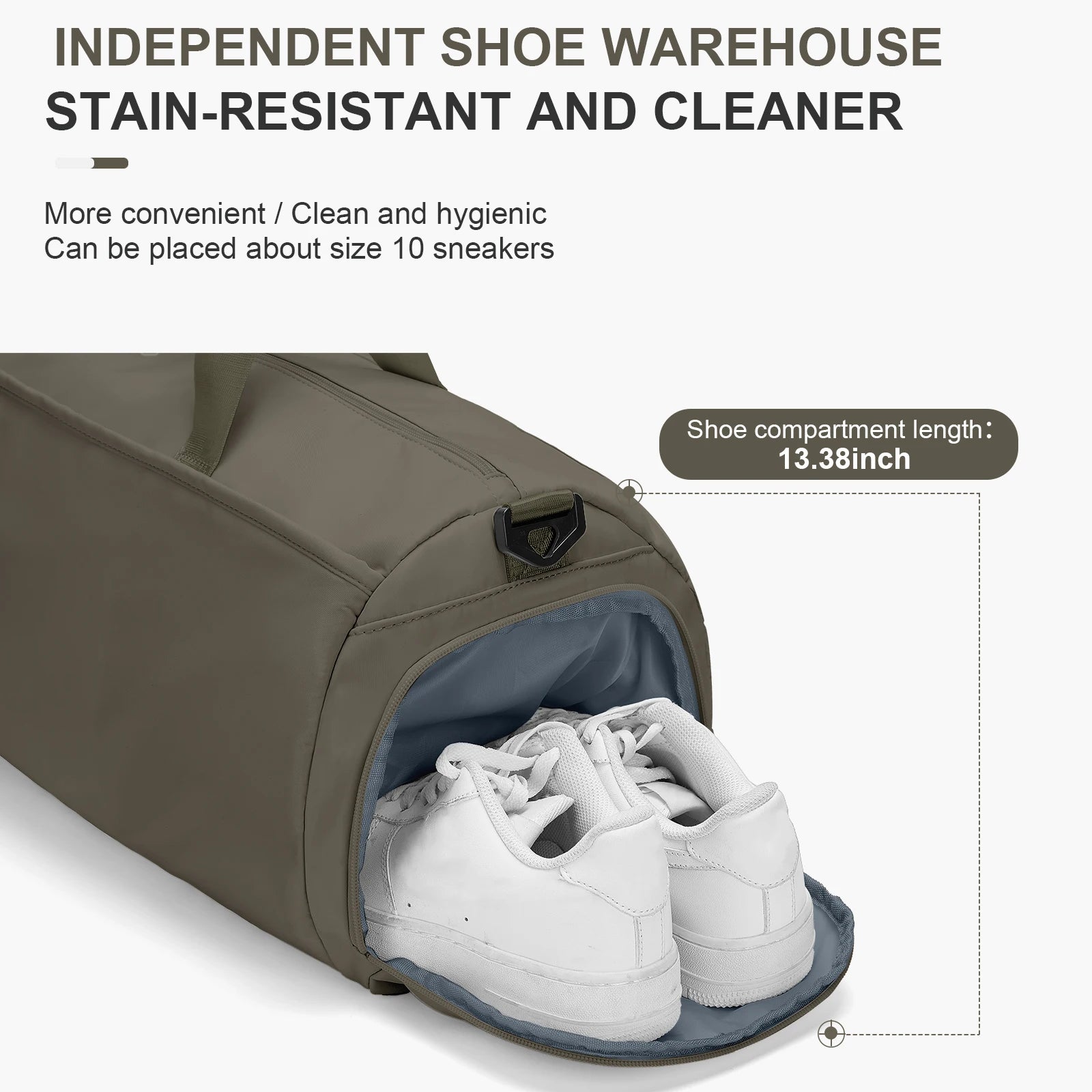 Gym Duffle Bag with Shoe & Wet Compartment - Ultimate Sports Bag