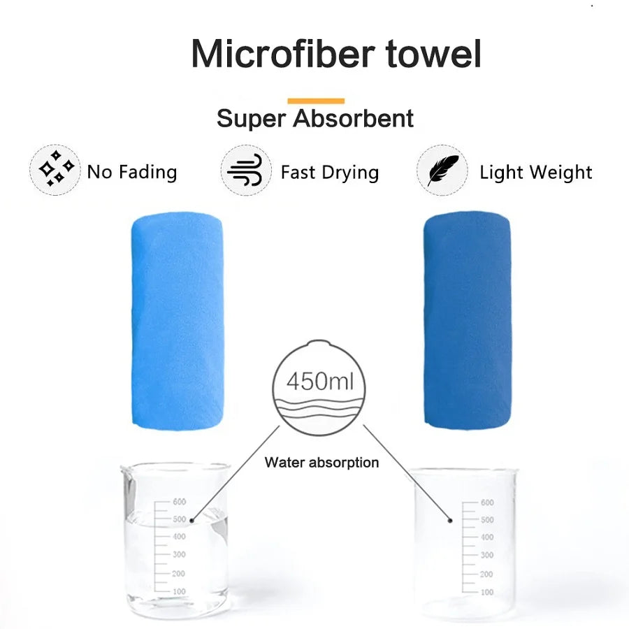 100% Microfiber Sports Towel Quick Dry