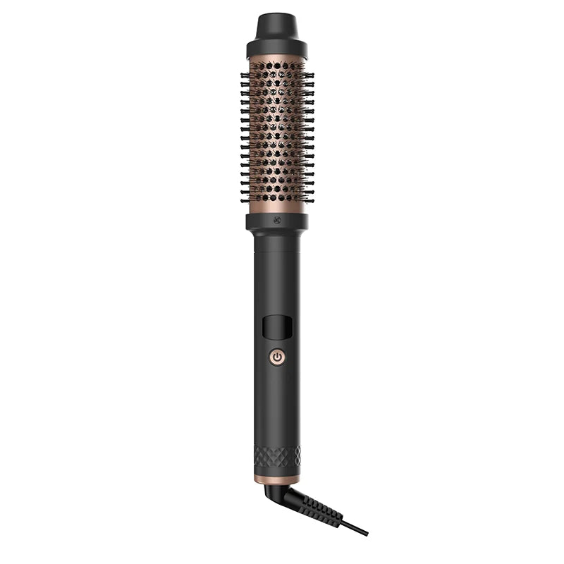 Heated Hair Curler Brush - 38mm Ceramic Ionic Electric Thermal Styling Comb