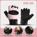 Half-Finger Sport Gloves - Breathable Anti-Slip for Gym, Cycling & Fitness