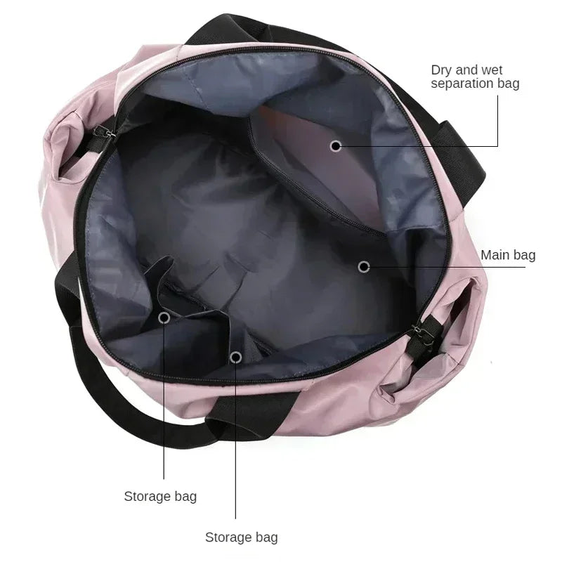 Large Waterproof Women's Yoga Gym Bag