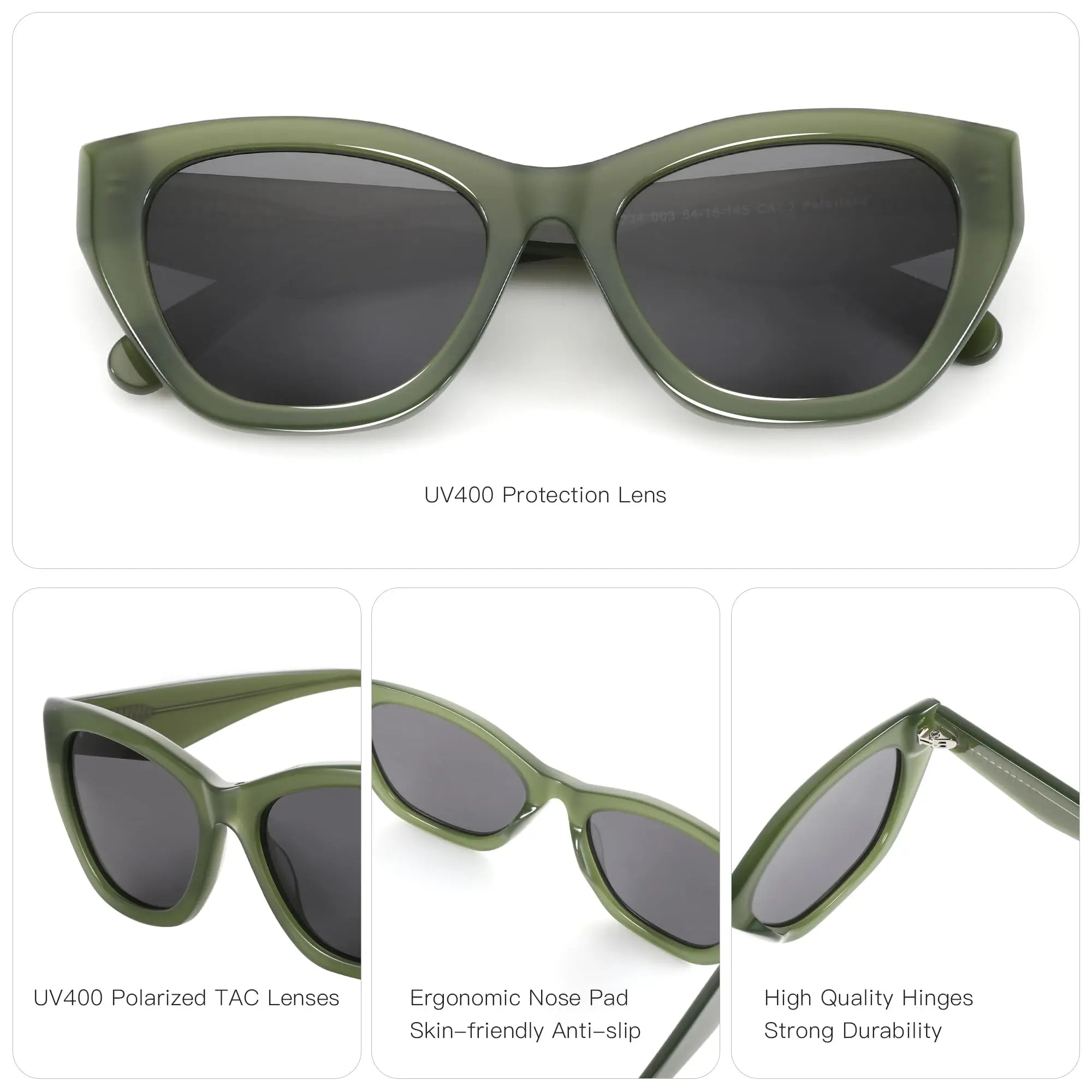 ZENOTTIC Butterfly UV 400 Polarized Sunglasses