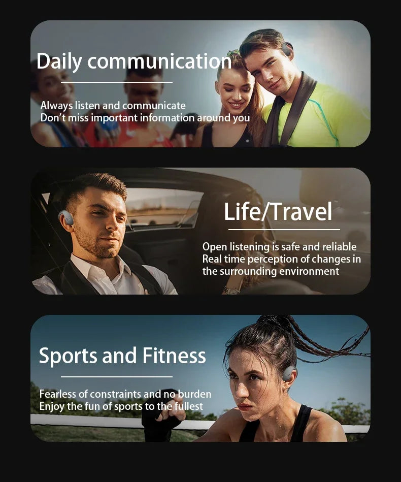 TWS Wireless Sport Earbuds - Bluetooth Headphones with Dual Mic & Waterproof Design