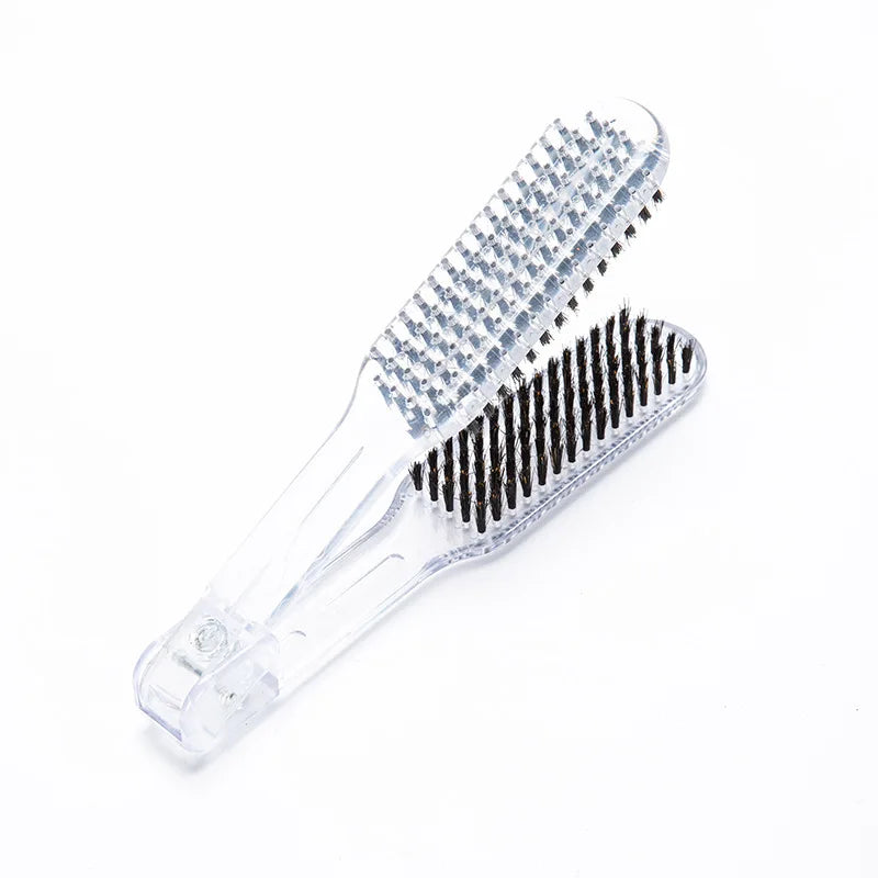 Anti-Static Double-Sided Hair Brush - Straightening Comb for Thick, Rough & Straight Hair