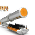 Professional 2-in-1 Rotating Hair Curler & Straightener - Electric Styling Brush for Curls & Sleek Styles