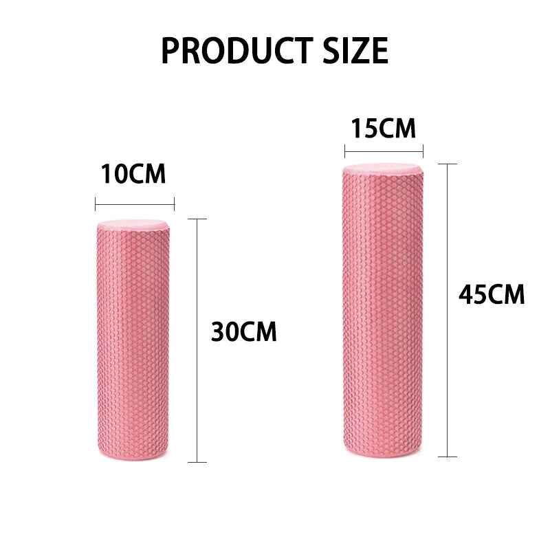 EVA Foam Roller - Yoga Massage Roller for Deep Tissue Recovery (30cm/45cm)