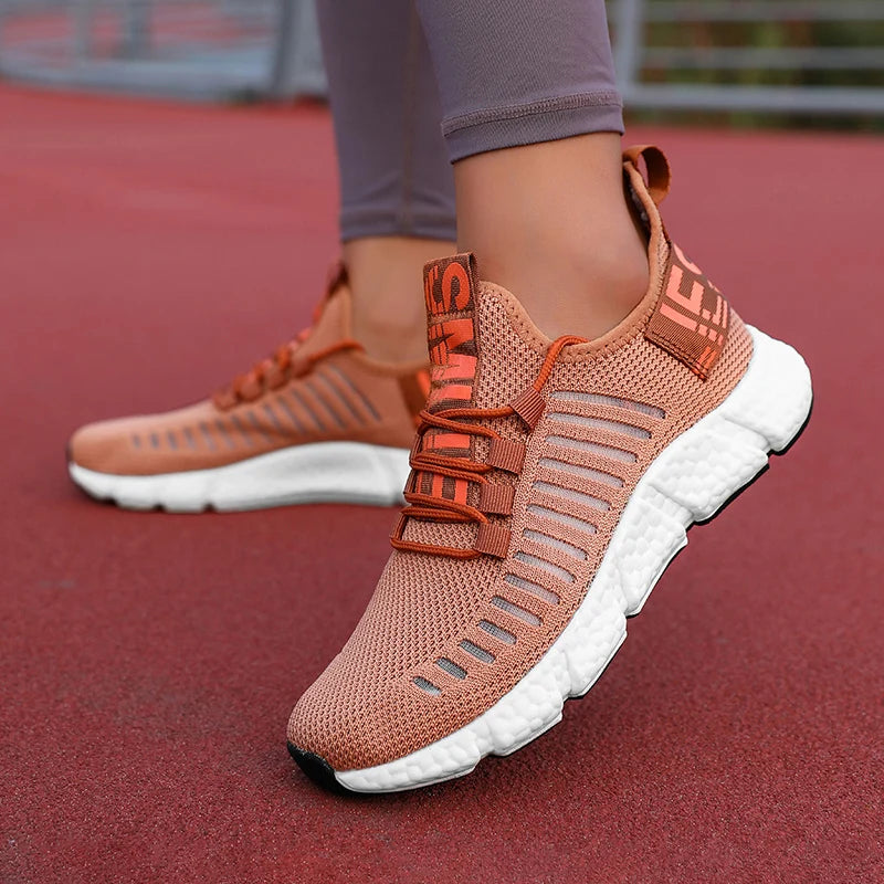 Women's Breathable Sneakers - Lightweight Running & Sport Shoes