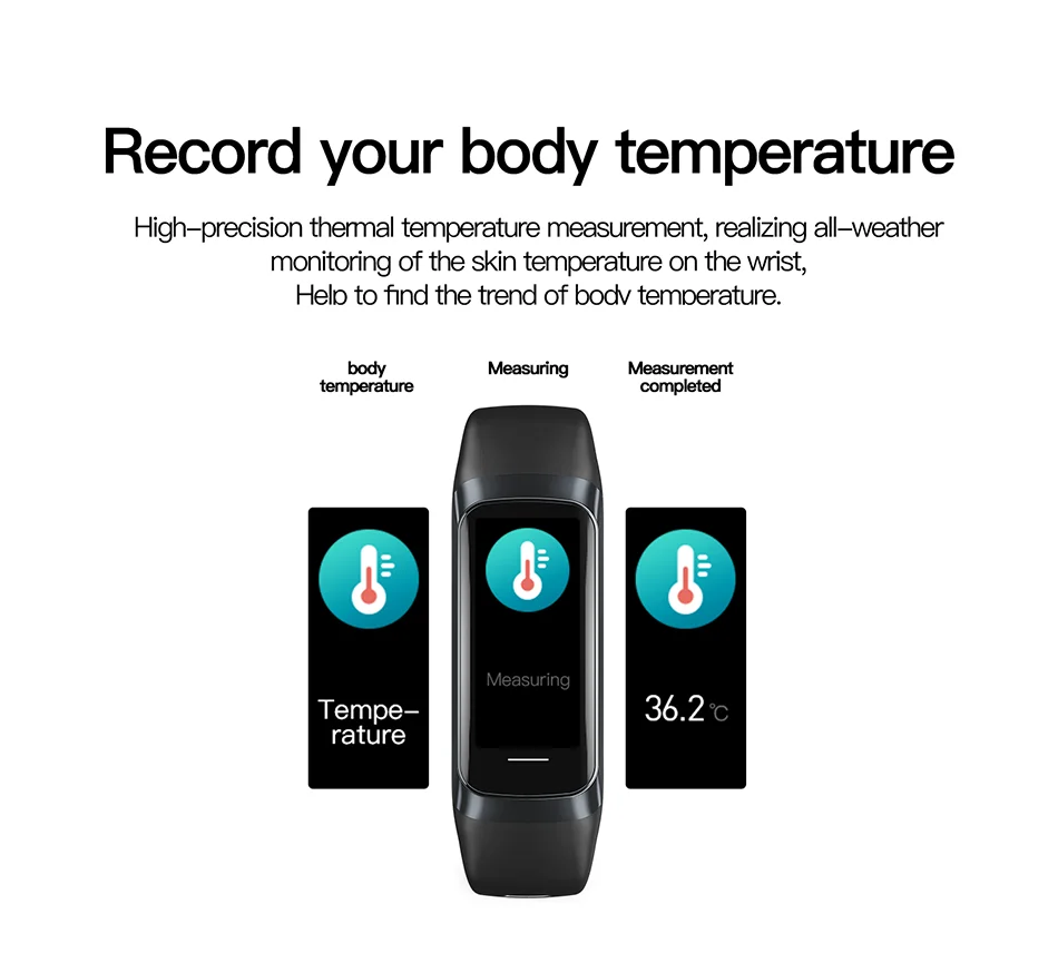 LIGE Amoled Heart Rate Blood Smartwatch Waterproof Sports Fitness Tracker