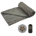 Yoga Towel - Non-Slip Hot Yoga Mat Towel with Grip Dots (24x72 inches)
