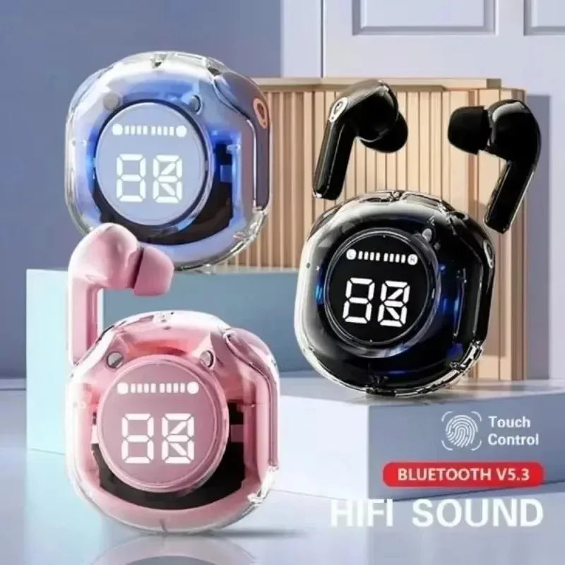 CHUBAN T8 TWS Gaming Earbuds - Bluetooth 5.3 with LED Breathing Light & 12H Battery Life