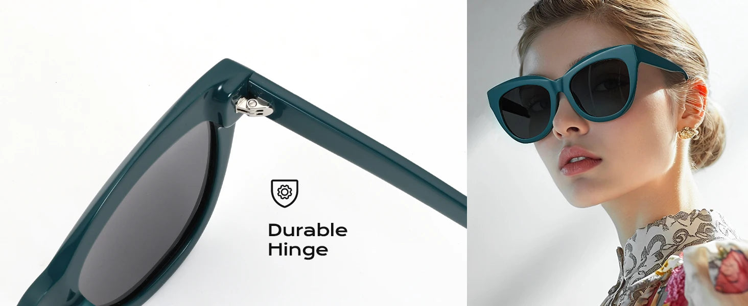 ZENOTTIC Butterfly Polarized Sunglasses - Handmade Acetate with UV400 Protection