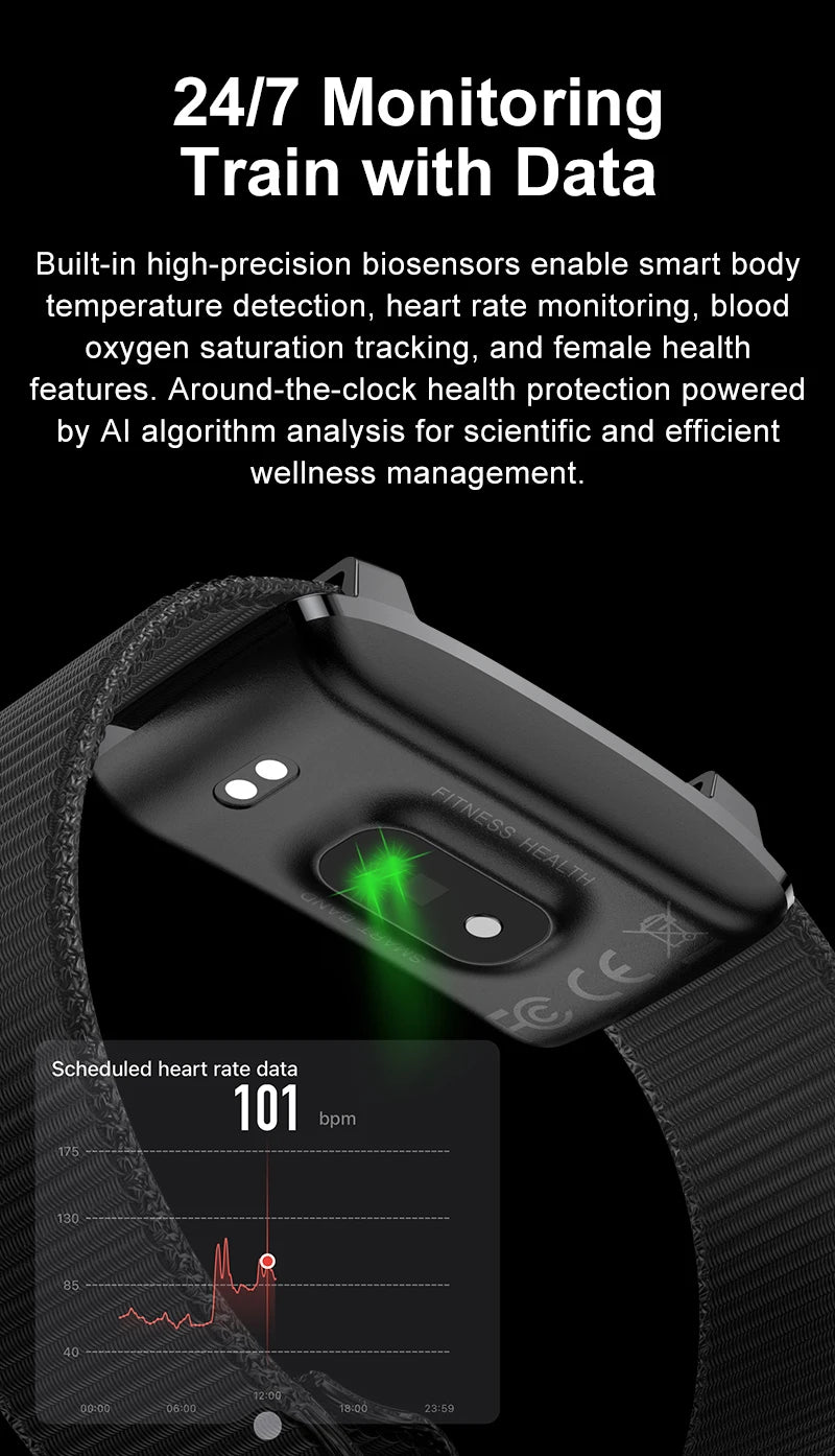 Smart Heart Monitoring Sports Bracelet