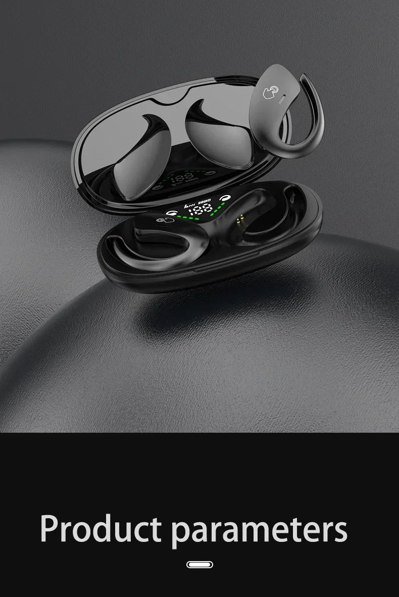 TWS Wireless Sport Earbuds - Bluetooth Headphones with Dual Mic & Waterproof Design