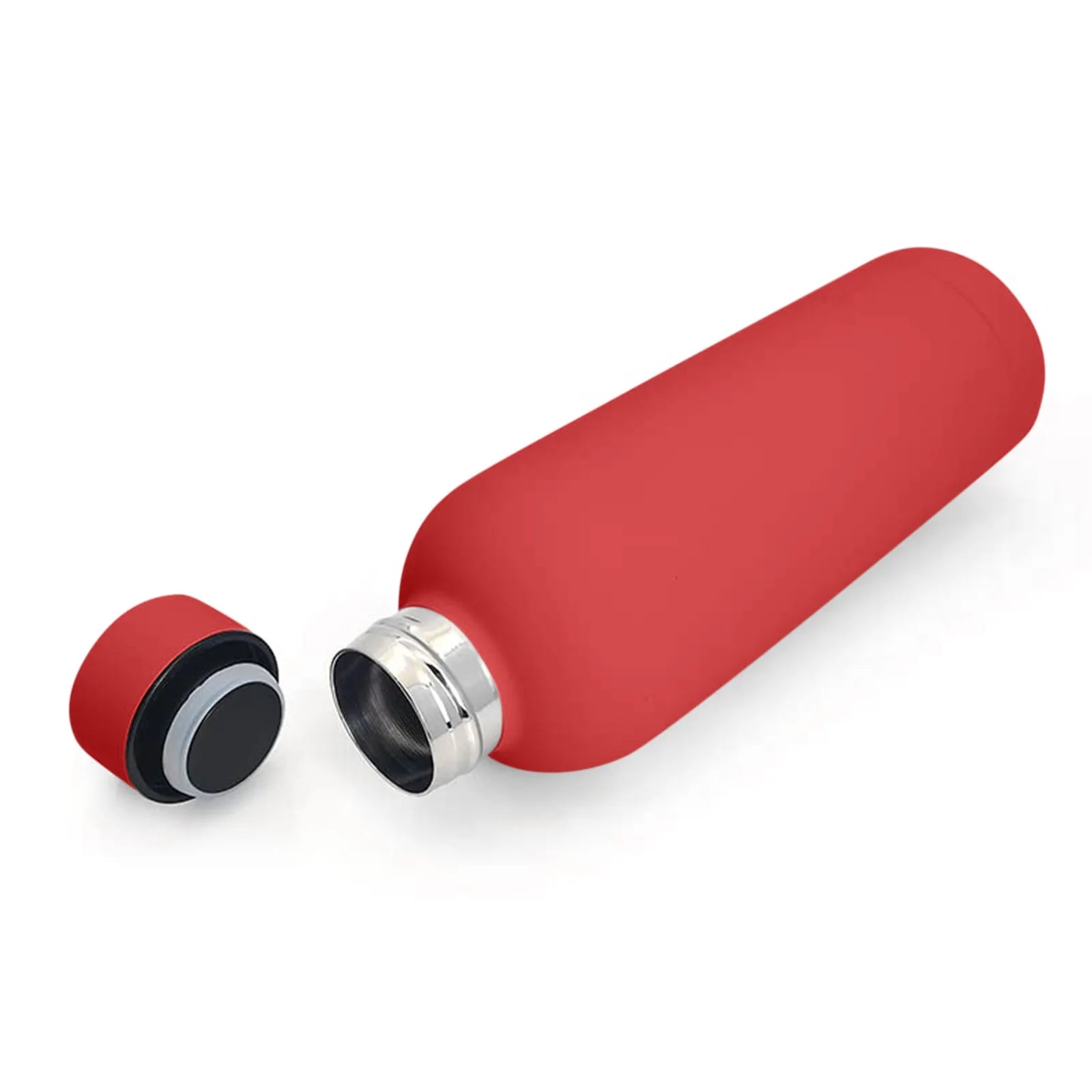 Cedar & Moore 500ml red insulated stainless steel water bottle