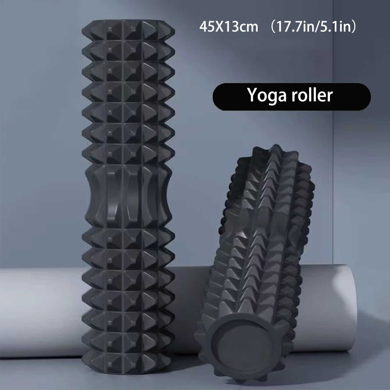 Crescent Solid Foam Axis Yoga Post - Fitness Roller