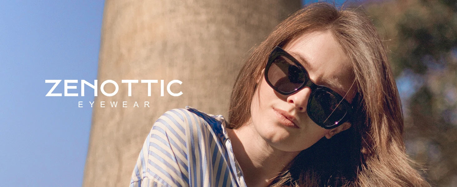 ZENOTTIC Butterfly Polarized Sunglasses - Fashion Cat Eye UV400 Protection for Women