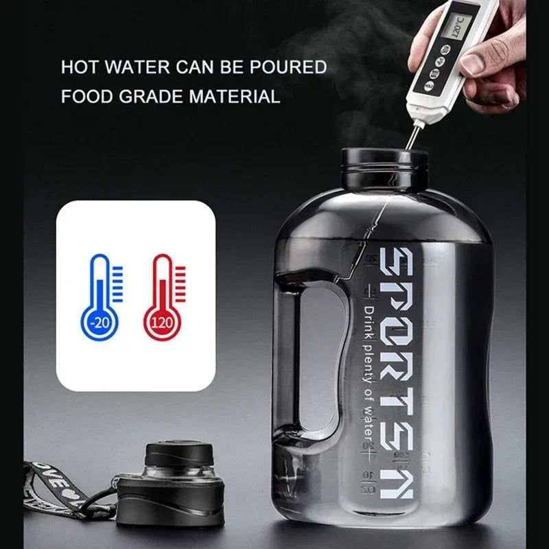 1.7L/2.7L Portable Large Capacity Water Bottle