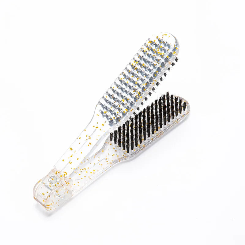 Anti-Static Double-Sided Hair Brush - Straightening Comb for Thick, Rough & Straight Hair