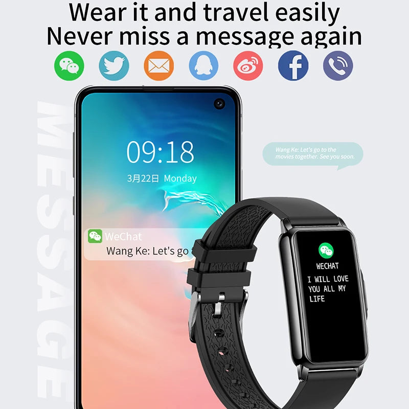 Android & IOS Smartwatch Heart Rate Monitoring Waterproof 20+Sport Modes
